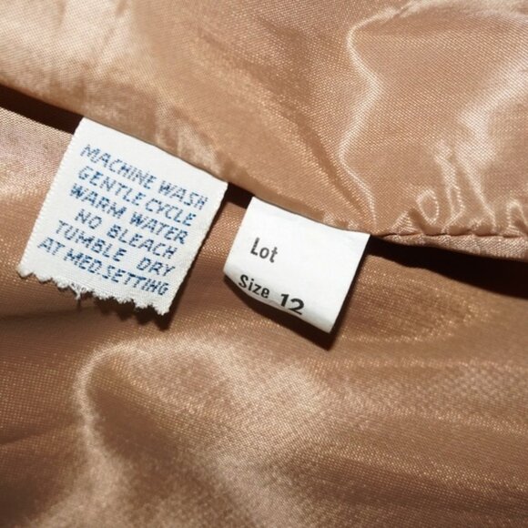 Vintage 70s Suede Leather Trench Coat 12 - Picture 3 of 6